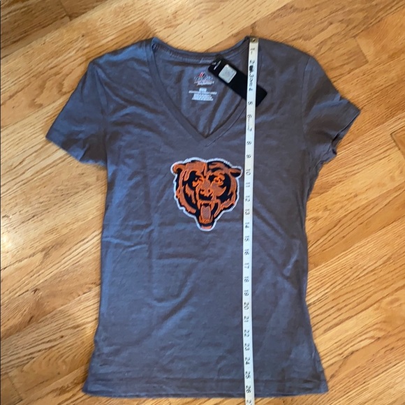 Official NFL Bears women’s short sleeve tee grey M - Picture 6 of 8